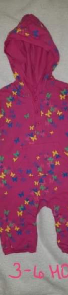 Multi color 1piece infant sweatsuit